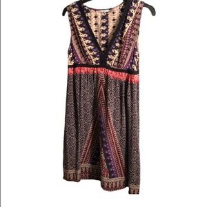 kimchi blue dress from Urban Outfitters, 100% silk, v-neck, super comfy, size M